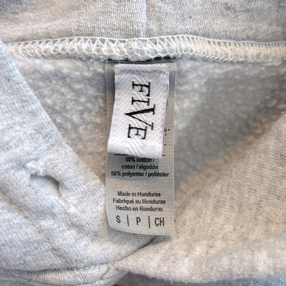 Five Dancewear FIVE SPORT Heathered Gray Sweatshirt Hoodie Women’s Size S - Picture 10 of 13